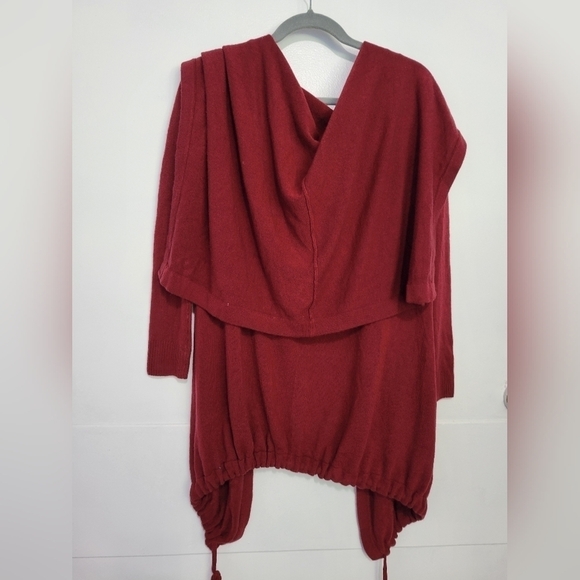 SHAE Anthropologie Knit Cardigan Size XS in Red Pomegrante - Picture 5 of 13